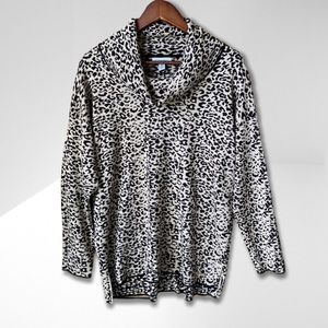 Calvin Klein Leopard Pullover Sweater